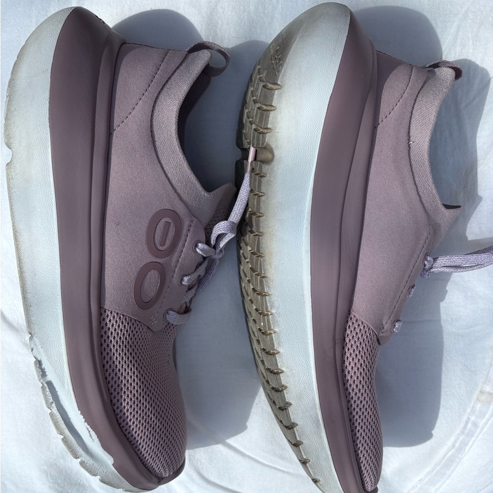 OOFOS Women's Oomys Stride Sneakers - Pink - Picture 5 of 9